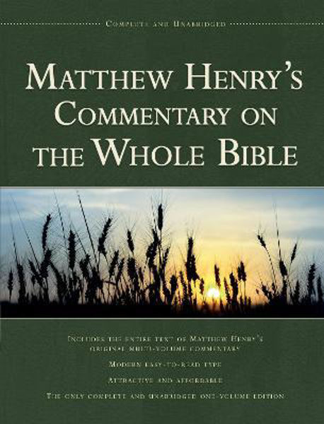 Picture of Matthew Henry's Commentary on the Whole Bible (Unabridged & in One Volume)