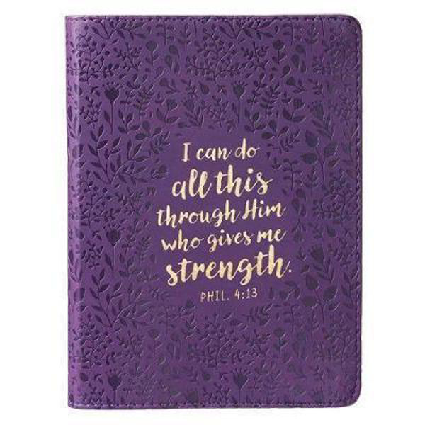 Picture of I CAN DO ALL THINGS - JOURNAL PURPLE