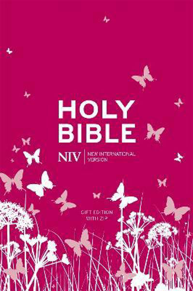Picture of NIV Pocket Pink Soft-tone with Zip